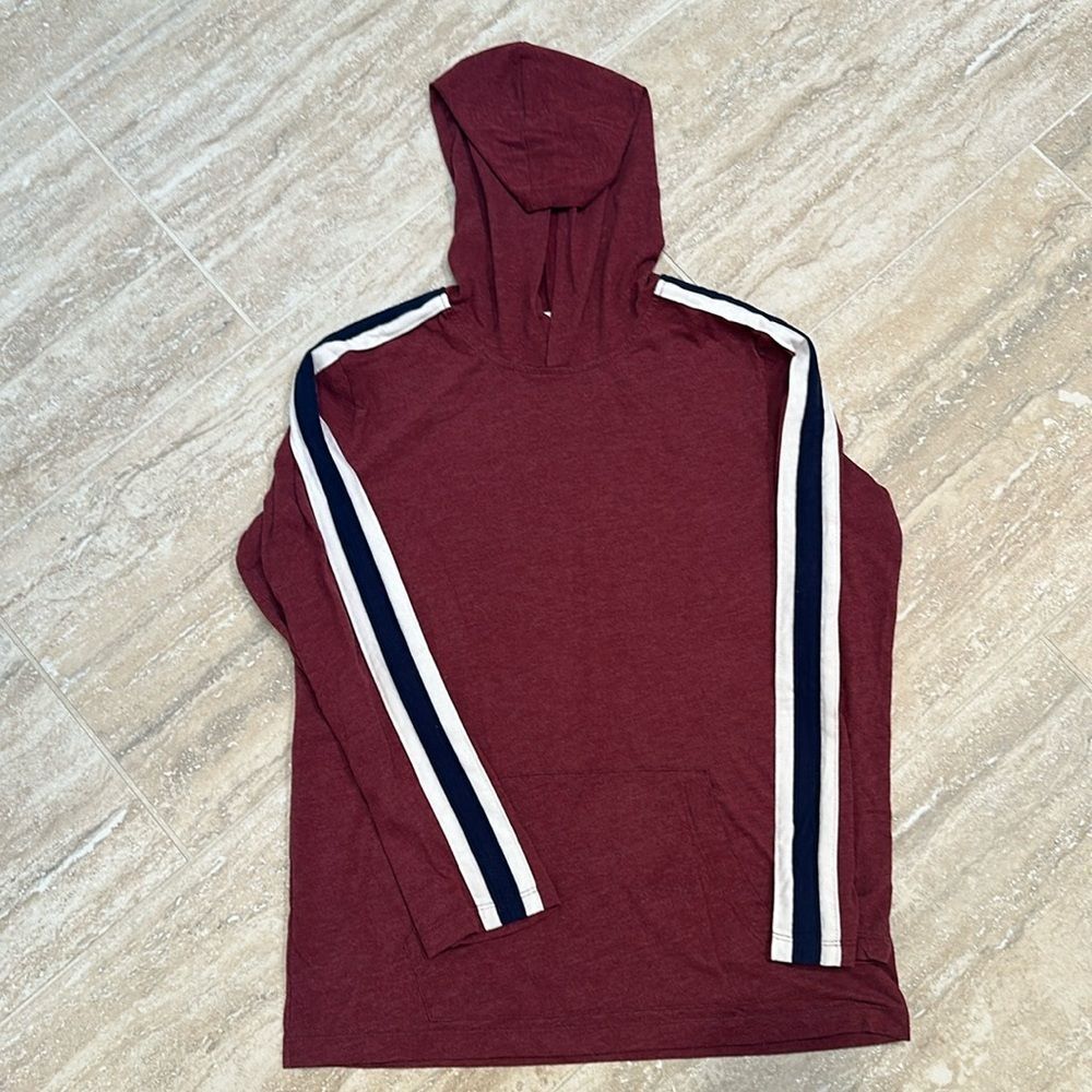 NWOT Old Navy, maroon cotton hoodie – XL 14/16